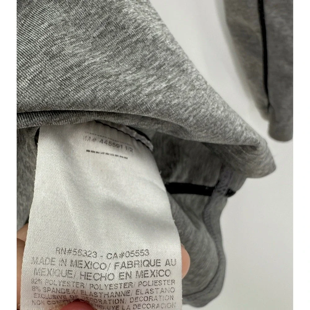 Nike Pro Fitted Training Long Sleeve Top Gray Kids L Large Activewear See Photos